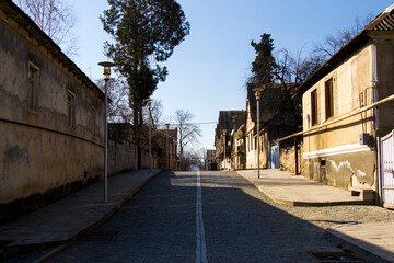 Old village in Georgia, Bolnisi village and old German house