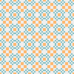 Abstract Cross Pattern generative computational art illustration