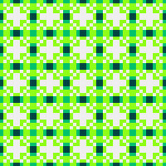 Abstract Cross Pattern generative computational art illustration