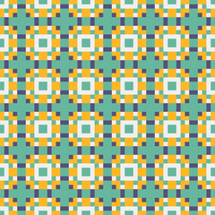 Abstract Cross Pattern generative computational art illustration