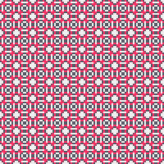 Abstract Cross Pattern generative computational art illustration