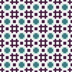 Fototapeta premium Abstract Cross Pattern generative computational art illustration