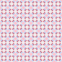 Abstract Cross Pattern generative computational art illustration