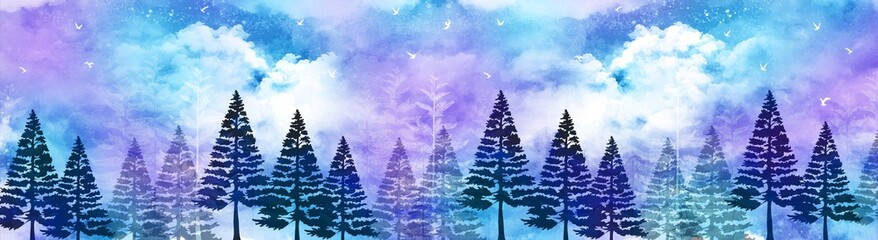 Mystery minimalism forest