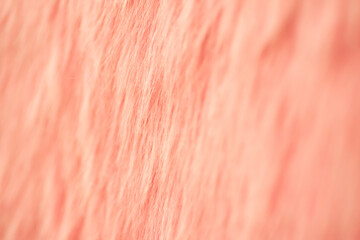 orange fur abstract background with blur