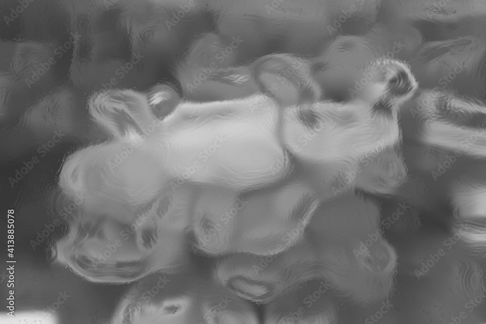 Poster silver abstract background. x ray image. Cool modern art. Digital technology in light textured material. Futuristic style shiny surface. Backdrop with black and white pattern. image creative design.