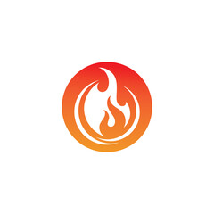 Fire flame vector illustration design template