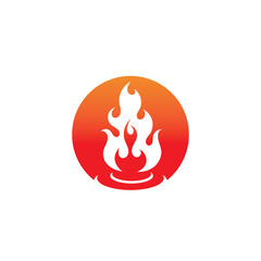 Fire flame vector illustration design template