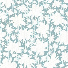 Trendy fabric pattern with miniature flowers and lines.Summer print.Fashion design.Motifs scattered random.Elegant template prints.Good for fashion,textile,fabric,gift wrapping paper.White azure