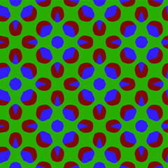 Seamless pattern with multicolored shapes.