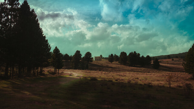 Fantastic mountain landscape in southern Italy
