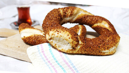 bagel and tea