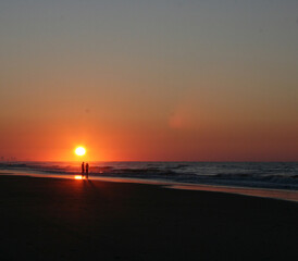 love sunset on the beach