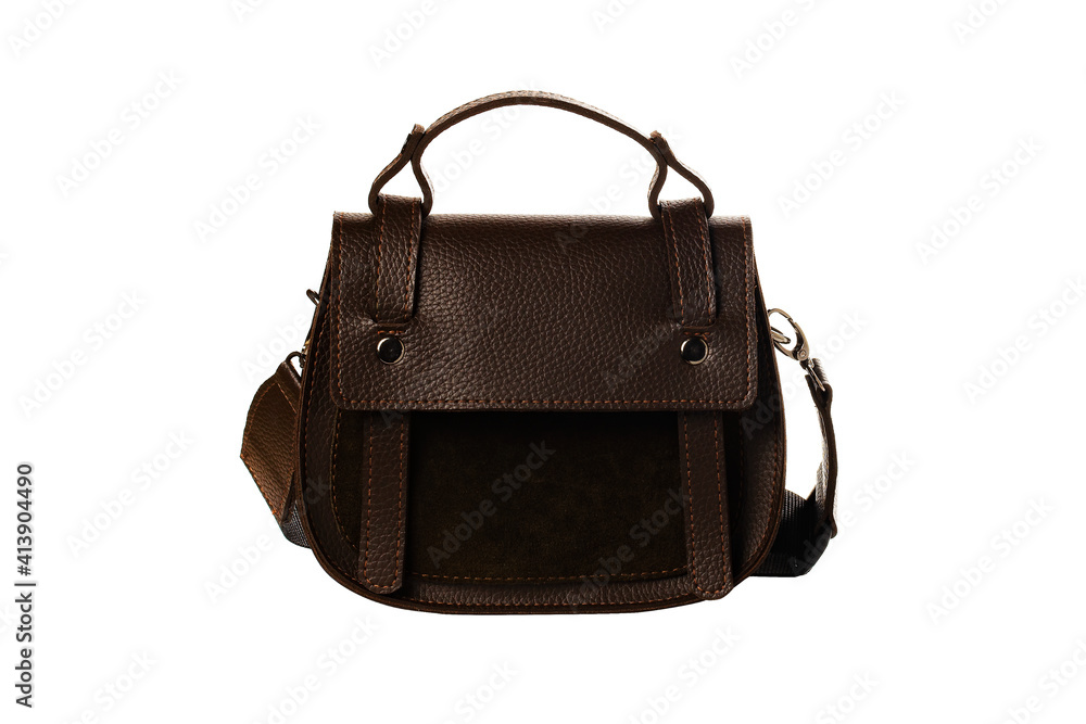 Wall mural Small beautiful brown designer handbag for youth