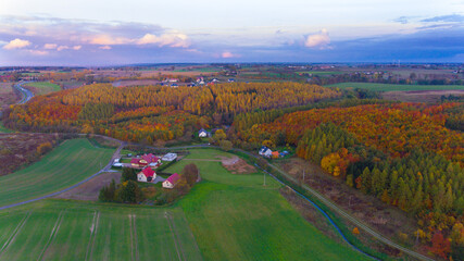 Dolina dolnej Wisły, Polska Chełmno, jesień