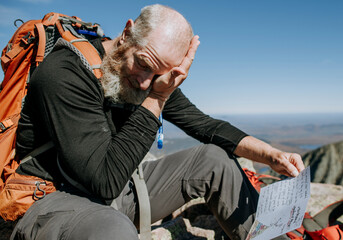 Retired Appalachian Trail hiker gets emotional at the end of his hike