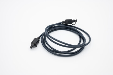 digital audio cable, it is a black fiber optic cable