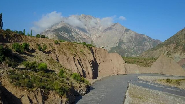 Crossing Khaburabot Pass on the Pamir Highway, taken in Tajikistan in August 2018