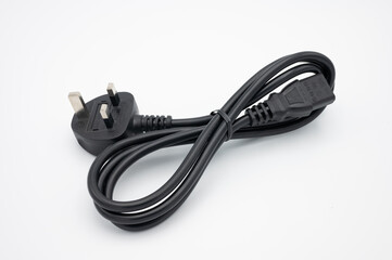 black power cable. high voltage plug type G to C13