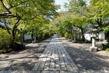 石山寺　参道　滋賀県大津市