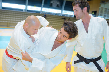 Obraz premium passing to the next belt