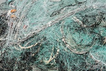 Fishing net background