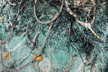 Fishing net background