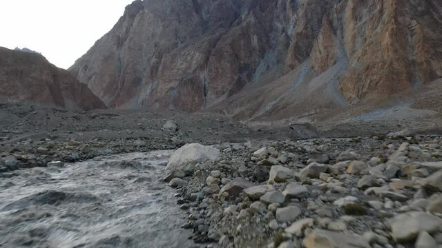 Mountains around Pasu, Karakoram Highway, northern Pakistan, taken in August 2019