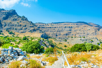 Landscape of the coast of Rhodes island