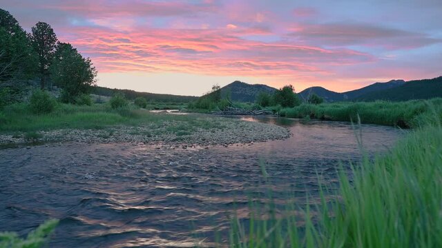Big Thompson River at Sunrise