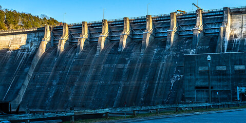 Center Hill Dam near Smithfield in Middle Tennessee was built in 1948