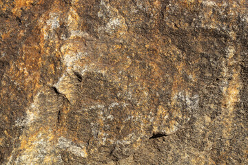 rock, yellow and brown