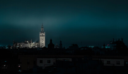 Obraz premium Vista skyline Sevilla Giralda