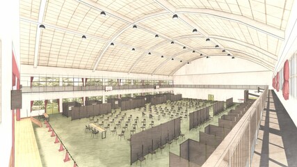 体育館 学校 コンサート 音楽会 イラスト14 Wall Mural 啓文 佐々木 体育館 学校 コンサート 音楽会 イラスト14 Wall Mural 啓文 佐々木