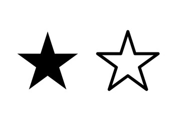 Obraz premium Star Icon set. rating icon vector. favourite star icon