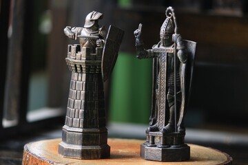 Miniature chess chess knight templar
