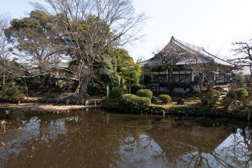 The tradutional old Japanese house 