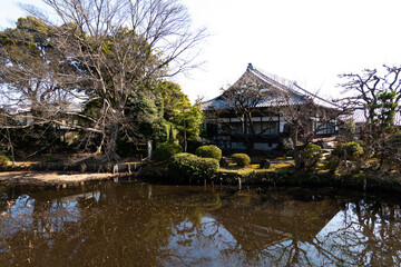 The tradutional old Japanese house 