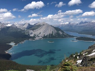 Upper Kananaskis Lake in Peter Lougheed Provincial Park, Alberta, Canada