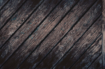 Weathered wood, old wood planks, rough textured surface, vintage background template.