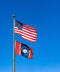 The flag of Mississippi, know as the 