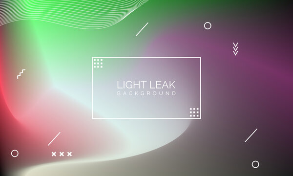 Minimal Glow Fluid Flow Colorful Abstract Design For Website Advertising Brochure Background. Modern Trendy Gradient Futuristic Element Multi Color Tone Illustration Concept. Elegant Light Leak.