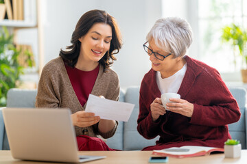 women with a paper receipt