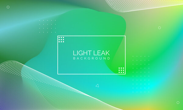 Minimal Glow Fluid Flow Colorful Abstract Design For Website Advertising Brochure Background. Modern Trendy Gradient Futuristic Element Multi Color Tone Illustration Concept. Elegant Light Leak.