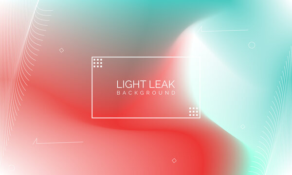 Minimal Glow Fluid Flow Colorful Abstract Design For Website Advertising Brochure Background. Modern Trendy Gradient Futuristic Element Multi Color Tone Illustration Concept. Elegant Light Leak.