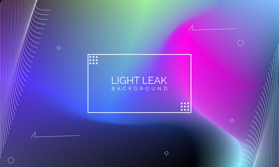 Minimal Glow Fluid Flow Colorful Abstract Design For Website Advertising Brochure Background. Modern Trendy Gradient Futuristic Element Multi Color Tone Illustration Concept. Elegant Light Leak.