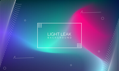 Minimal Glow Fluid Flow Colorful Abstract Design For Website Advertising Brochure Background. Modern Trendy Gradient Futuristic Element Multi Color Tone Illustration Concept. Elegant Light Leak.