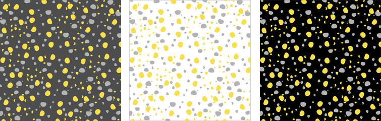 set of postcards with abstract lines, geometric abstraction, lines, childish, science, technology, IT, ovals, circles, circles, balls, spots, advertising, banner, modern, minimalism, vector, illustrat