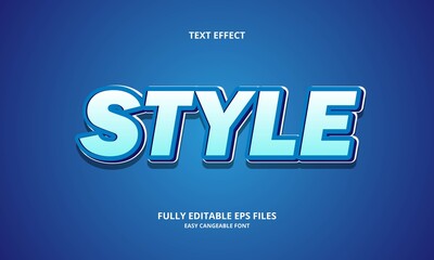 style style editable text effect
