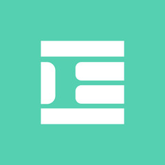 Letter E logo icon design element template. vector illustration